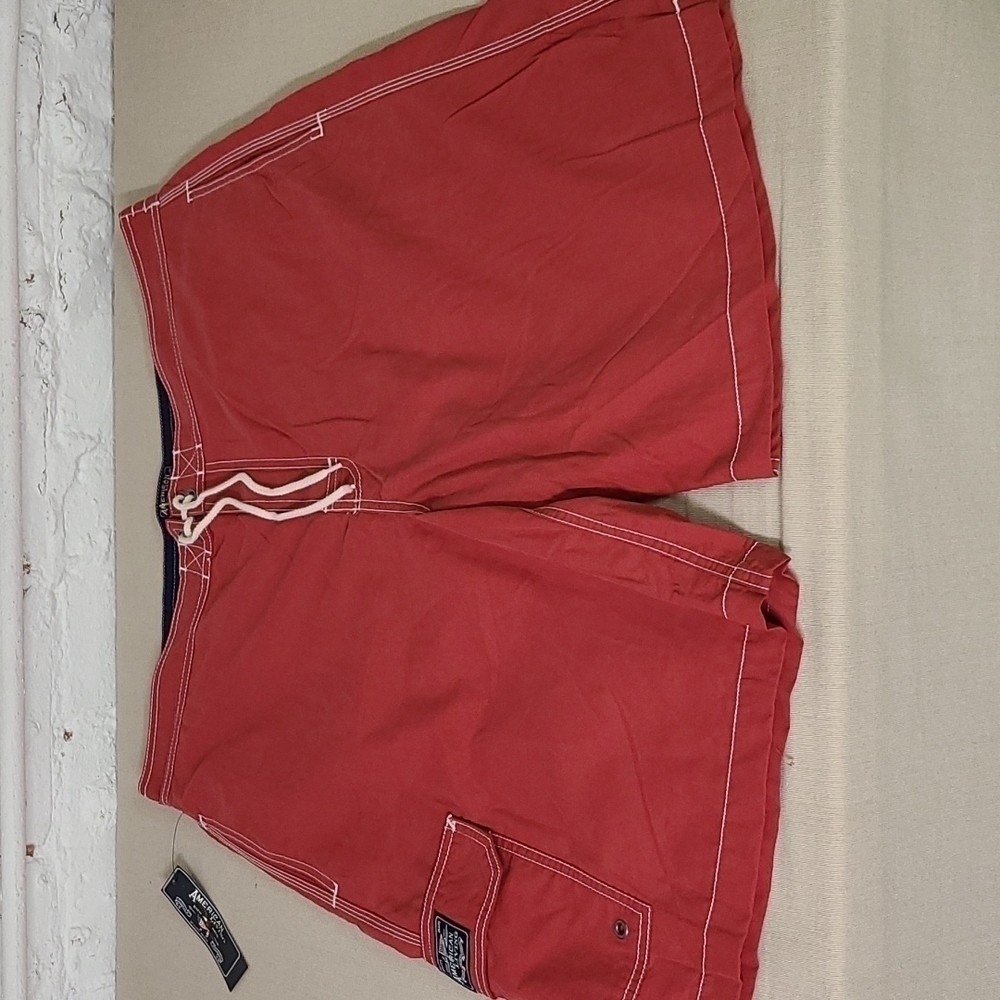 Swim Shorts American Living Size XL NWT Faded Red Color - Picture 1 of 6